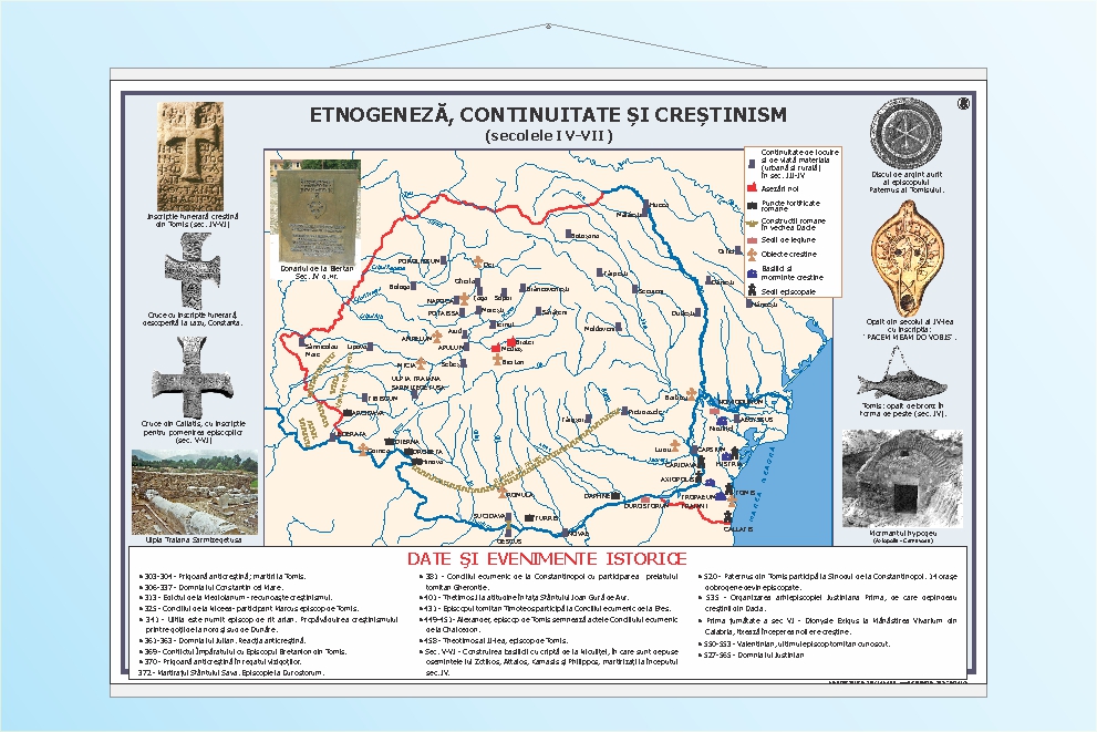 Etnogeneză, continuitate și creștinism - 50x70