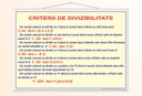 Criterii de divizibilitate - 70x100