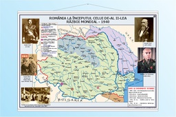 România la începutul celui de-al Doilea Război Mondial - 1940 - 50x70