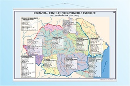 Situația etniilor în provinciile istorice - 70x100