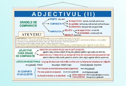 Adjectivul (II) - 50x70