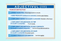 Adjectivul (III) - 50x70
