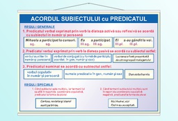 Acordul subiectului cu predicatul (I) - 50x70