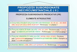 Propoziții subordonate necircumstanțiale (II) - 50x70