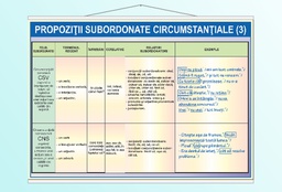 Propoziții subordonate circumstanțiale (III) - 50x70