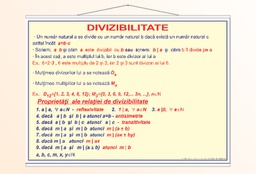 Divizibilitatea - 70x100
