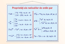 Proprietăți ale radicalilor de ordin par - 50x70