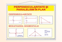 Perpendicularitate și paralelism în plan - 1 - 50x70