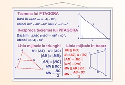 Teorema lui Pitagora - 50x70