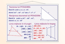 Teorema lui Pitagora - 70x100