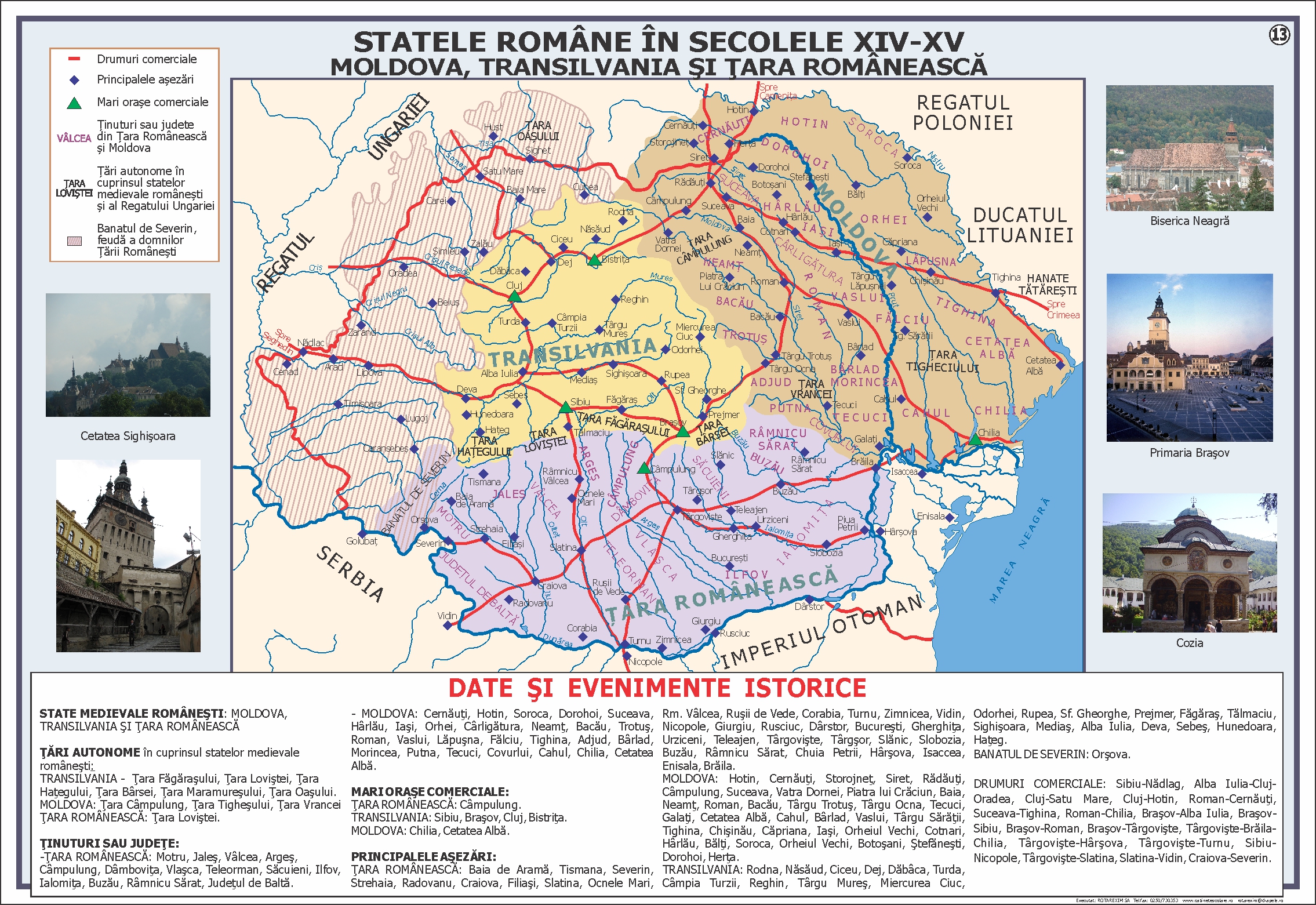 Statele Române în sec. XIV-XV