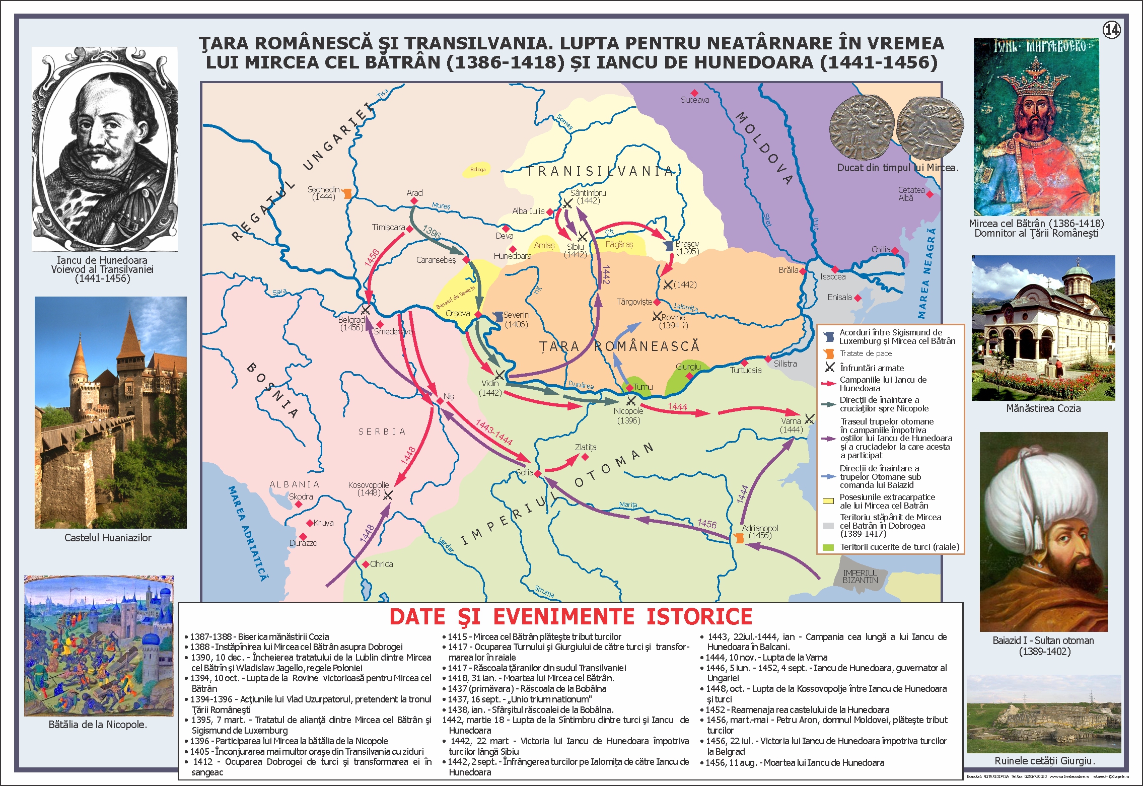 Țara Românească și Transilvania în vremea lui Mircea cel Bătrân si Iancu de Hunedoara