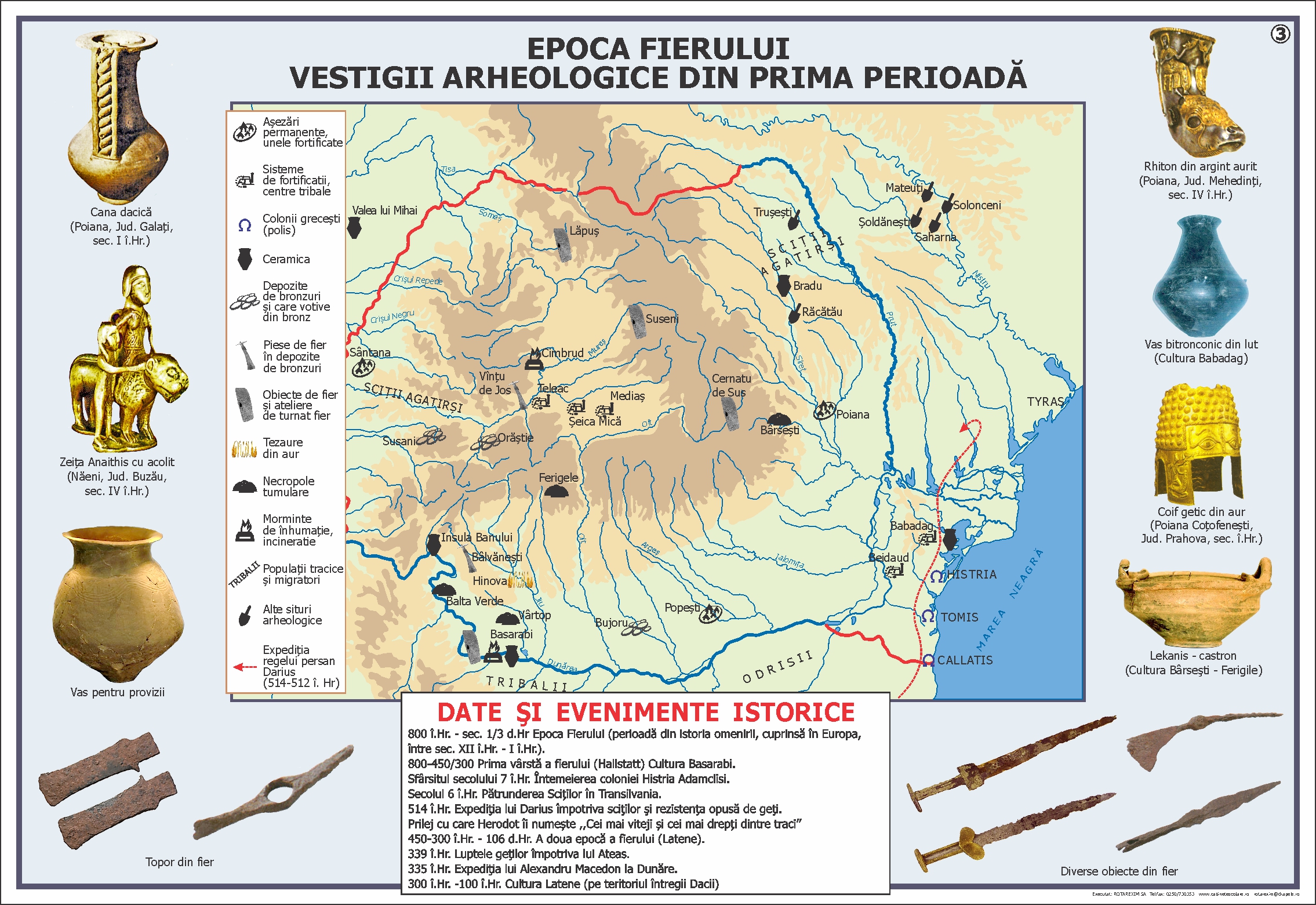 Epoca fierului - vestigii arheologice din prima perioada