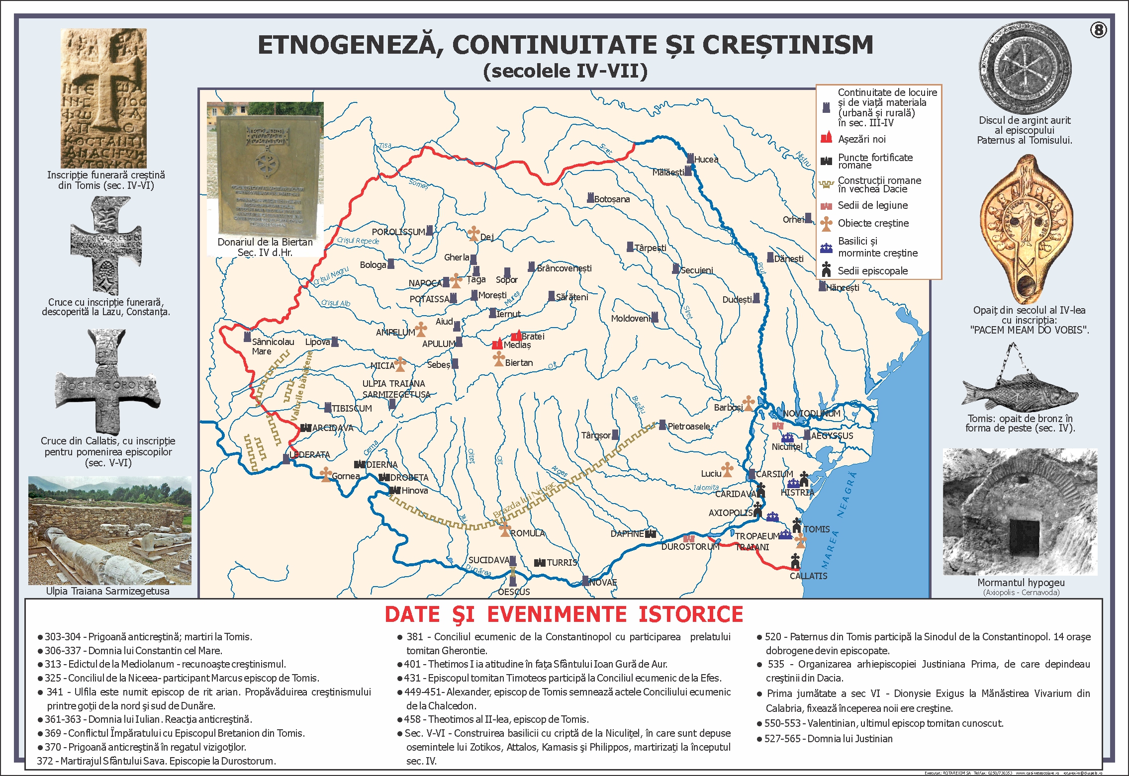 Etnogeneza, continuitate si crestinism (sec. IV-VII)