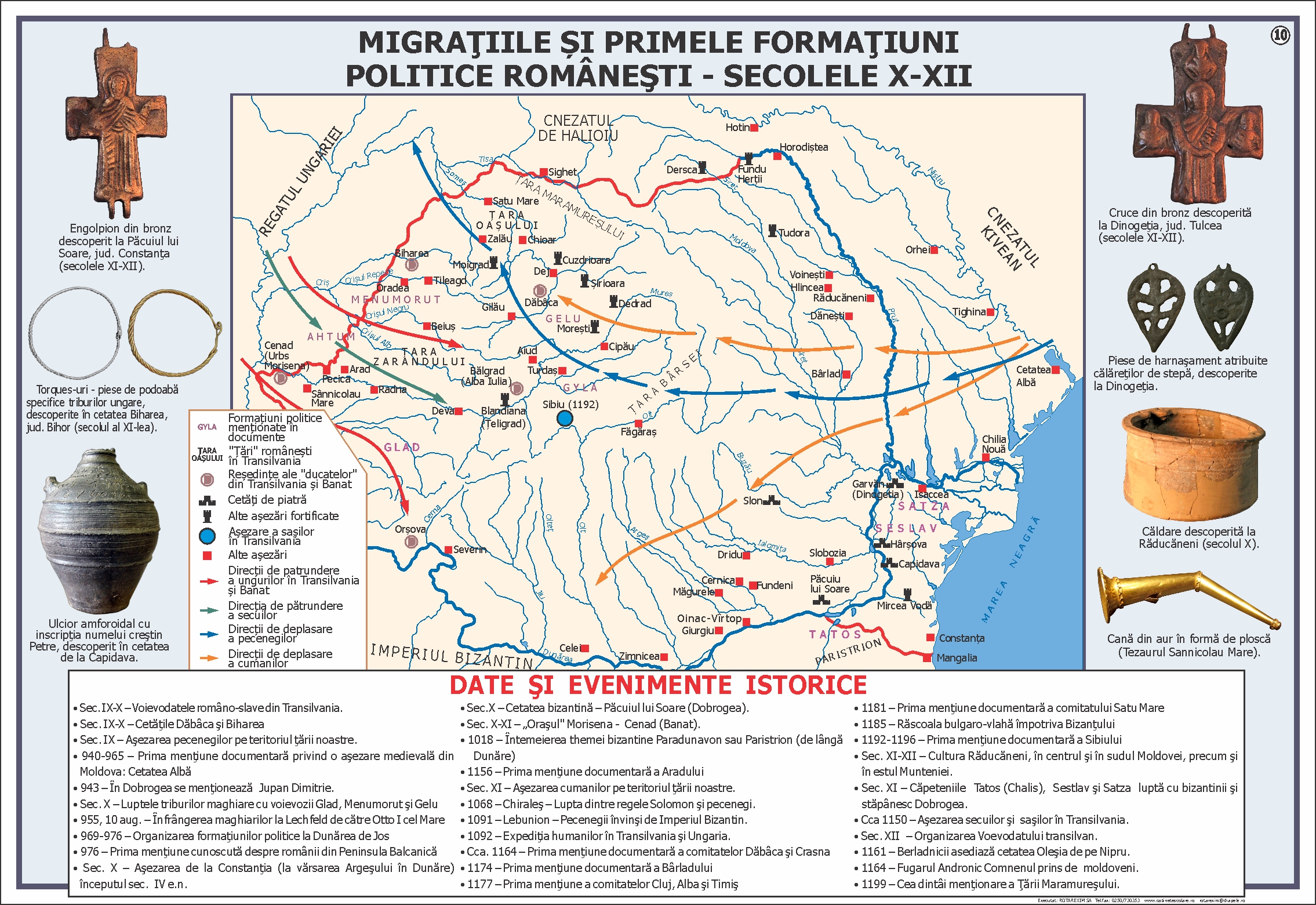 Migrațiile și primele formațiuni politice românești - sec X-XII