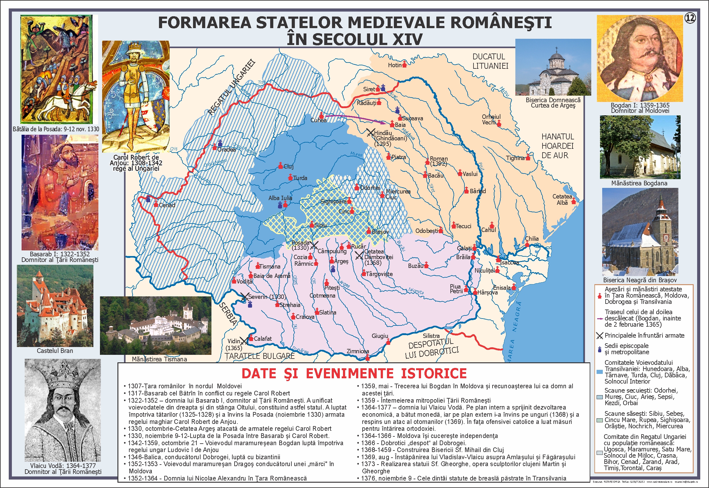Formarea statelor medievale românești in secolul al XIV-lea